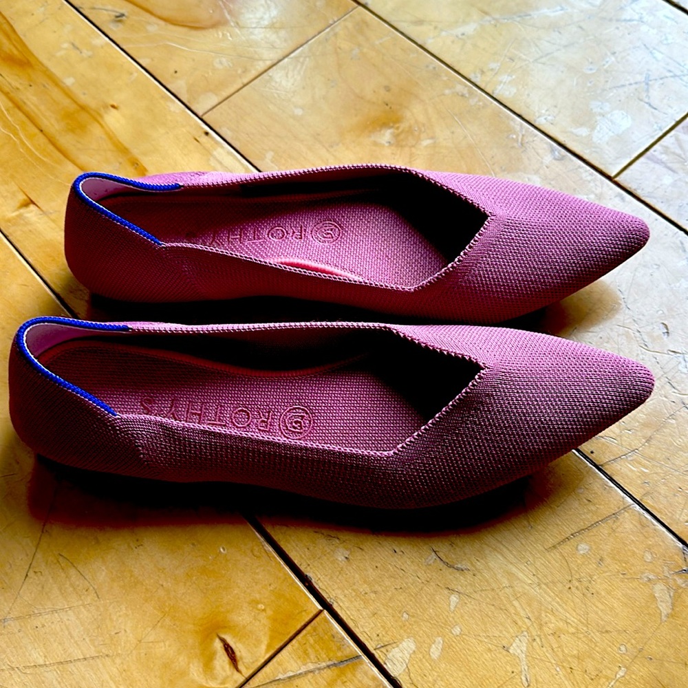 Pink Rothy’s The Point size 10